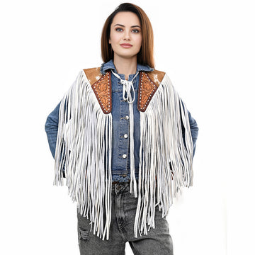 American Darling ADJW111 Genuine Leather Jewelry Necklace with Concho
